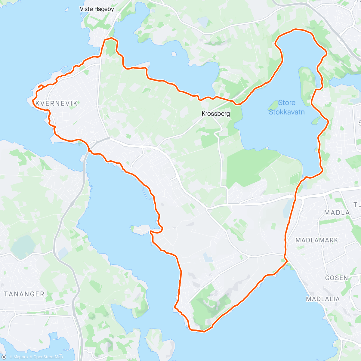 アクティビティ「Søndagstur i øs pøs」の地図