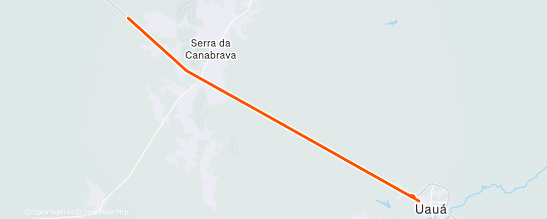 Map of the activity, Afternoon Ride