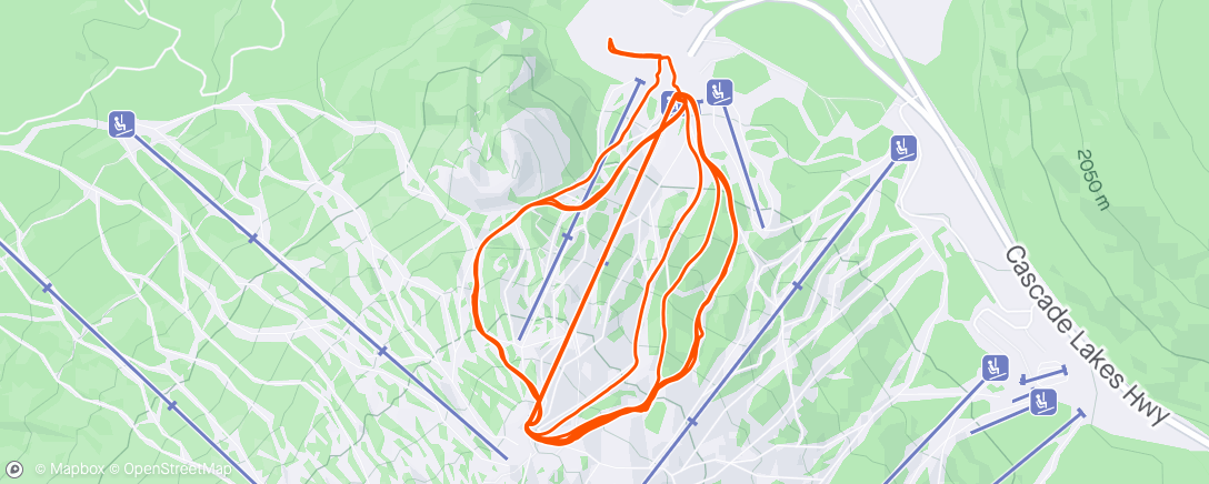 Map of the activity, Regular Foot Session