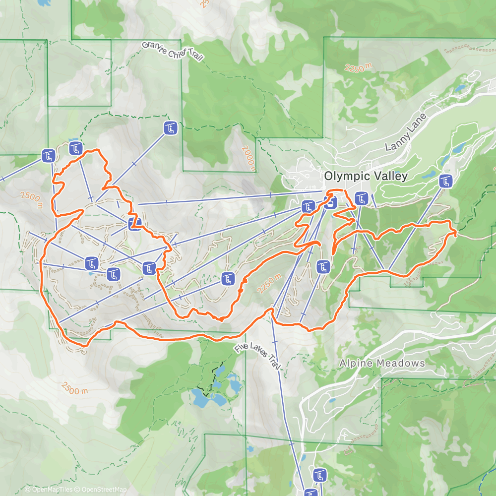 Map of the activity
