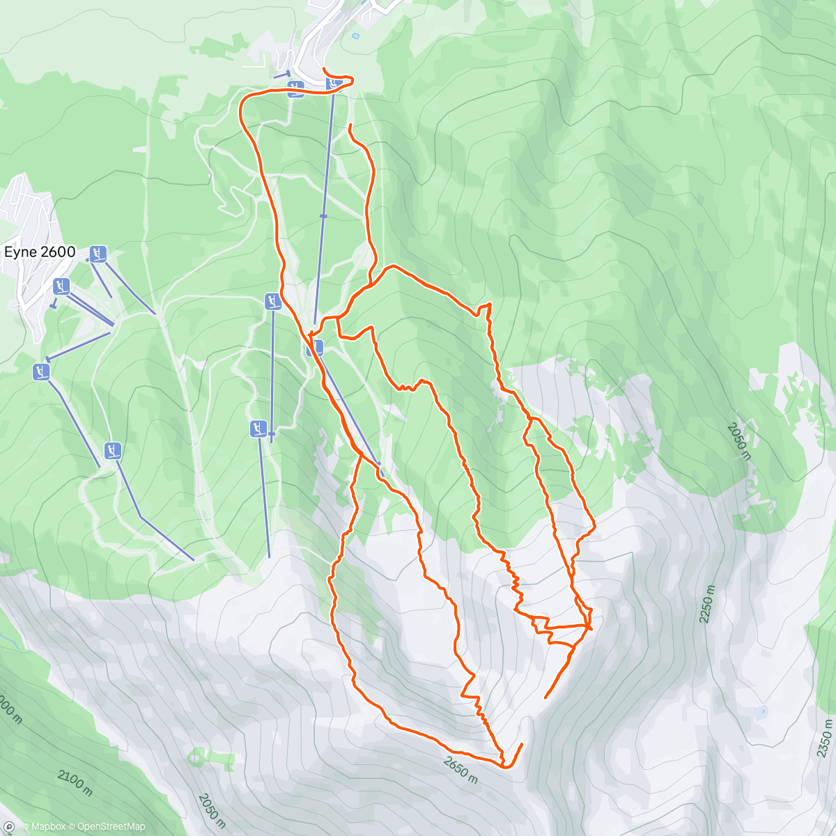 Карта физической активности (Début de saison 5étoiles au Cambre avec le Mout🐑)