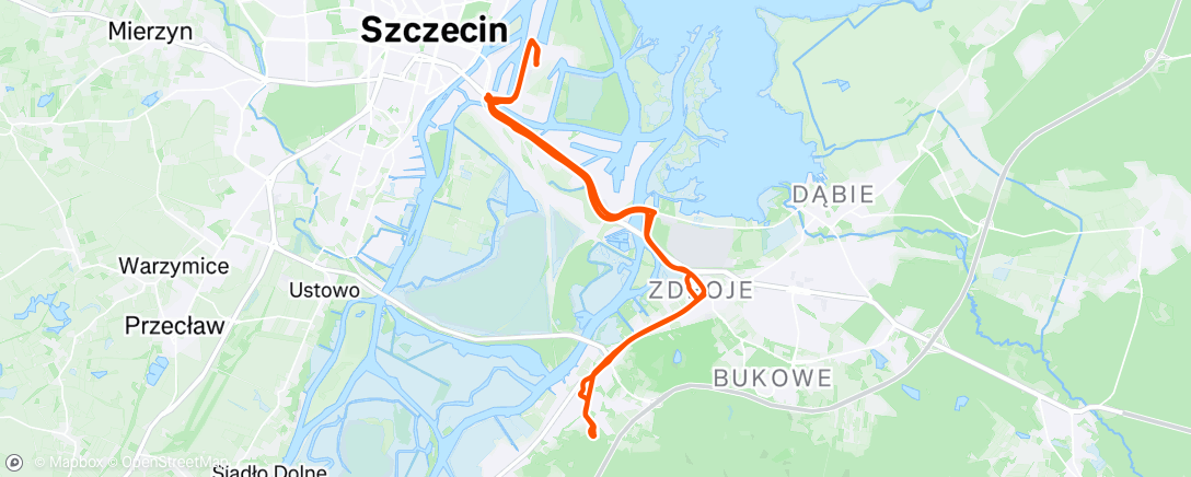 Map of the activity, DPD