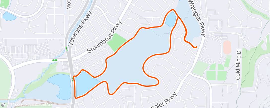 Map of the activity, I need to run more,  tempo