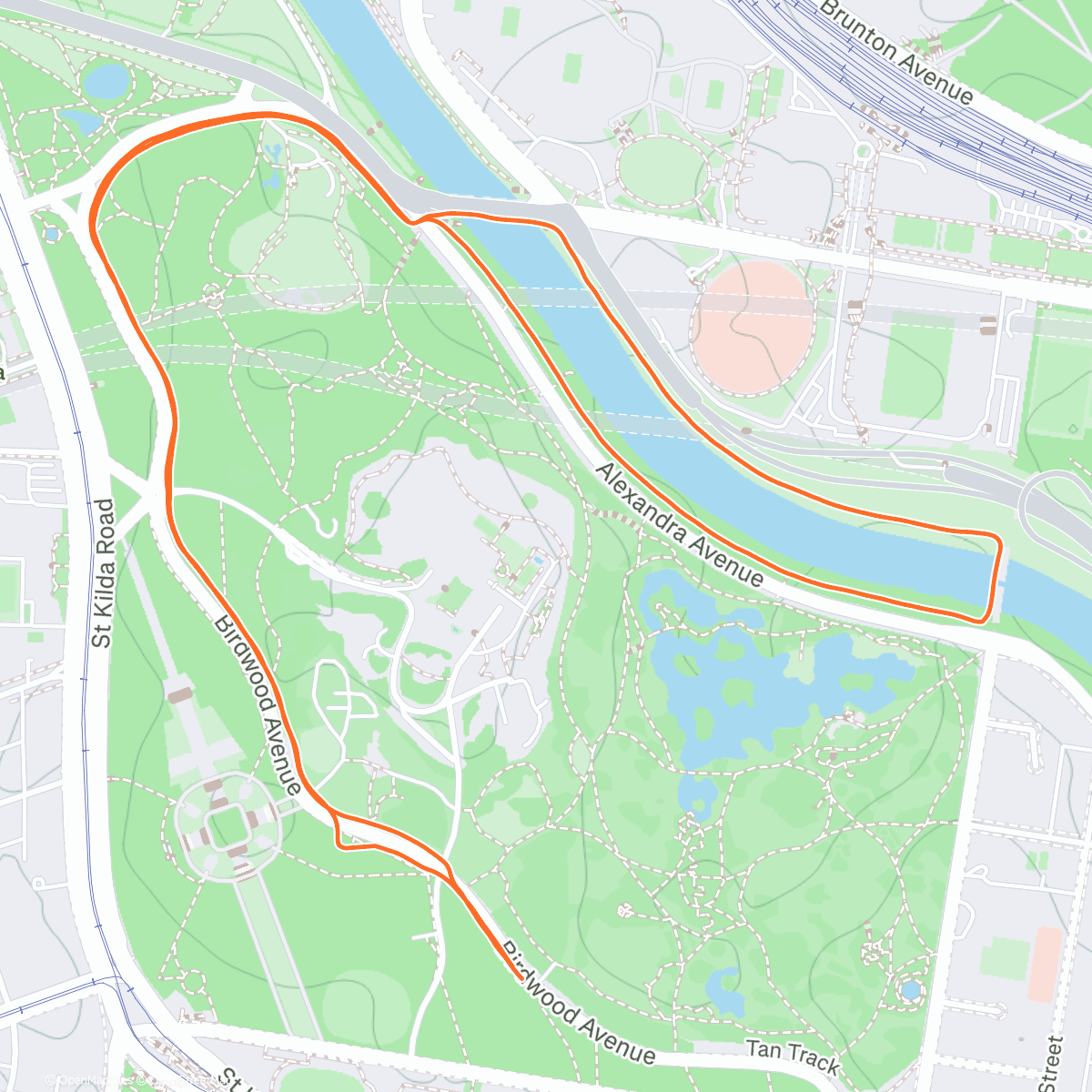 Peta aktivitas, Morning Run