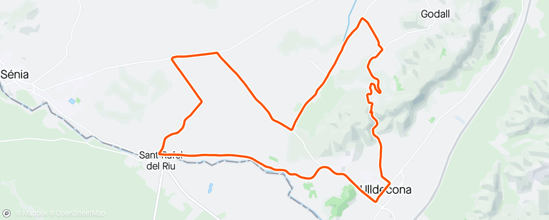 Mapa de la actividad, ¡73a. Volta Ciclista al Montsià!