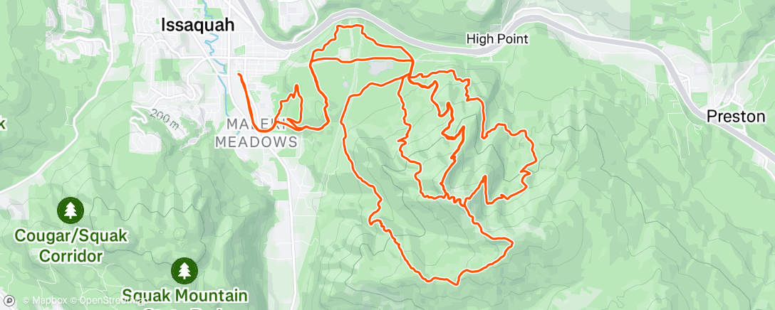 Map of the activity, Tiger Claw 🐅