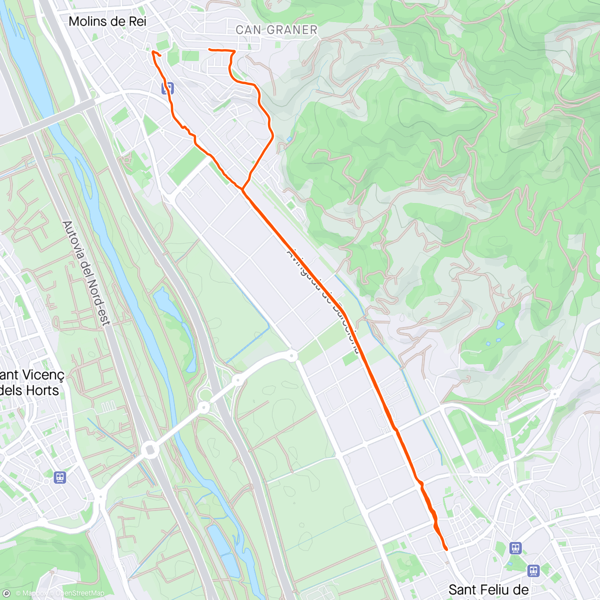 Map of the activity, Última salida a los 48