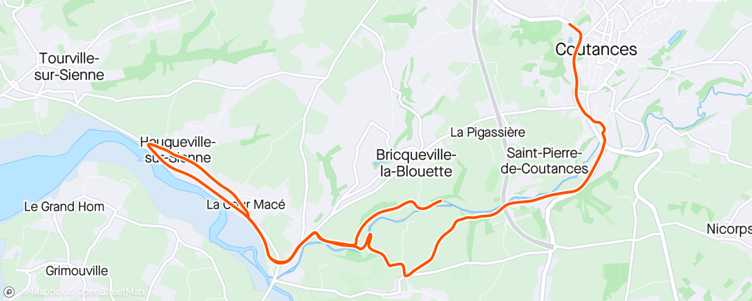 Map of the activity, Balade à 4 .