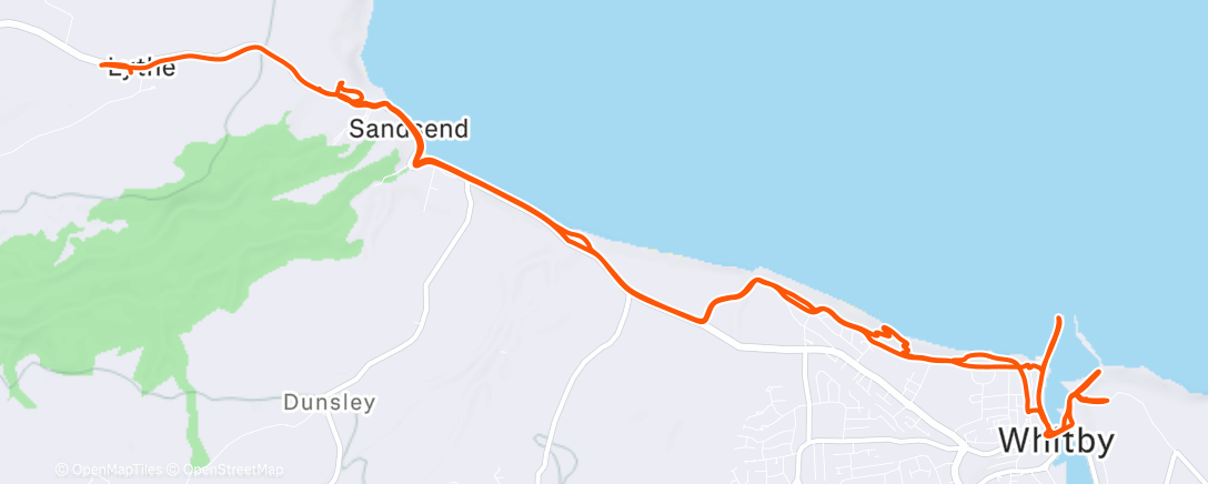 Map of the activity, Morning Trail Run