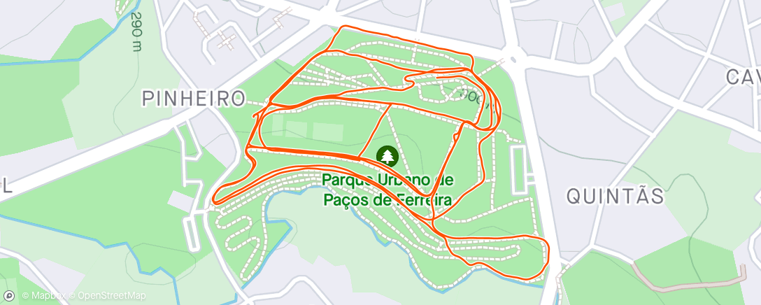 Карта физической активности (Caminhada)