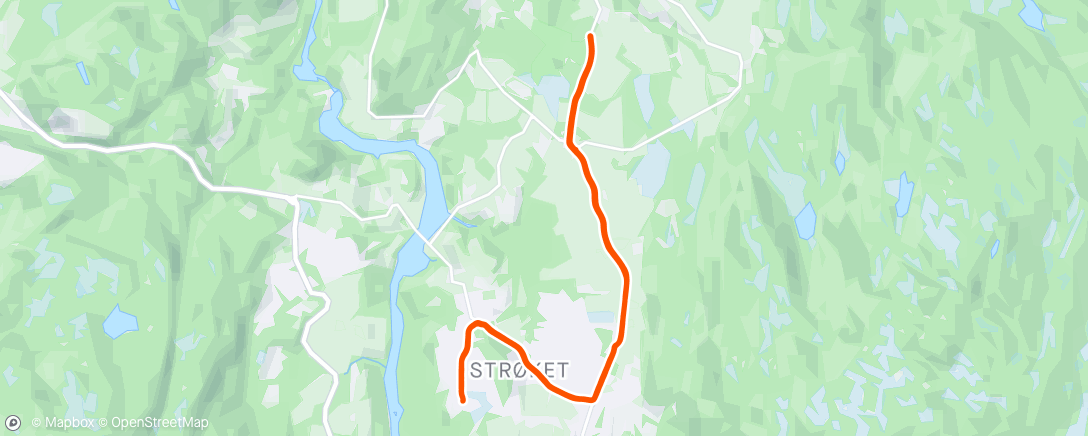 Map of the activity, t/r golfbanen 3×3000