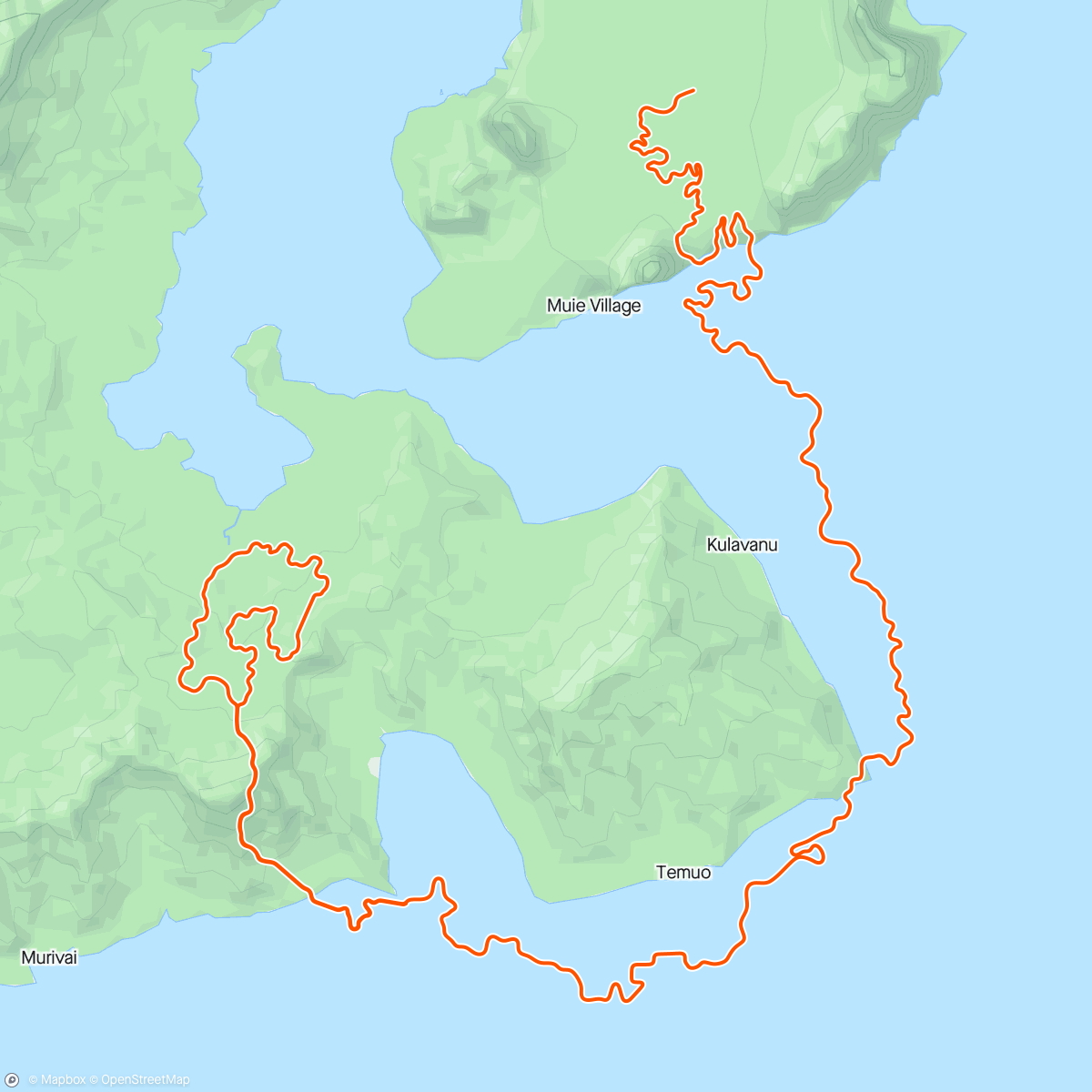 アクティビティ「Zwift - Jurassic Coast in Watopia」の地図