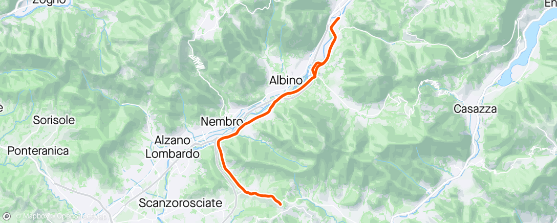 Map of the activity, Primavera
