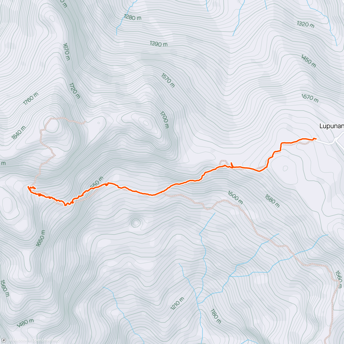 Map of the activity, Mt. Tenglawan campsite, Bakun Benguet