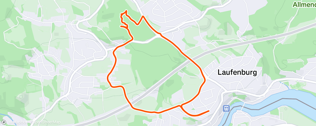 Map of the activity, Wanderung am Nachmittag