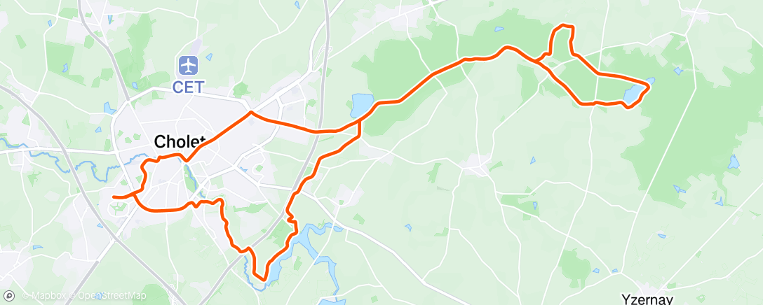 Map of the activity, Morning Gravel Ride