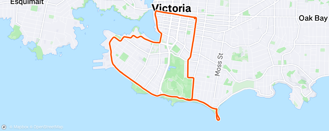 Map of the activity, Bike checkage
