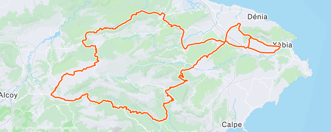 Map of the activity, Morning Ride