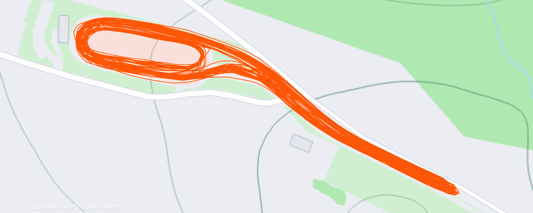 Map of the activity, Nordic Ski #6 - Krupówki