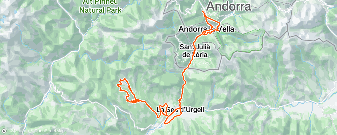 Map of the activity, Morning Ride