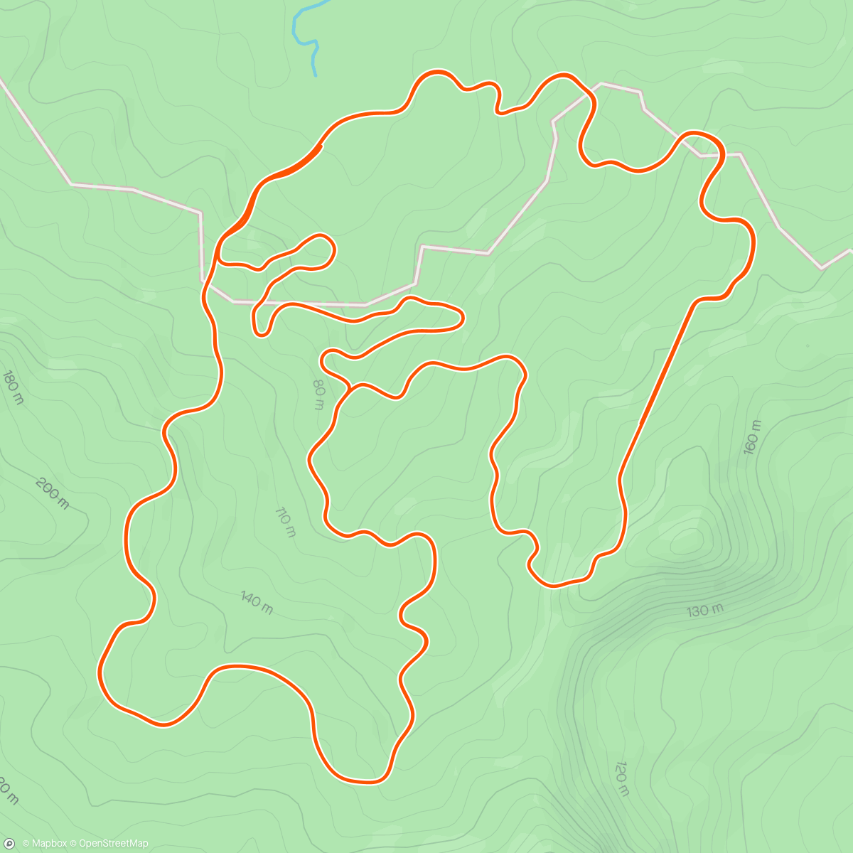 Mapa da atividade, Zwift - Group Ride: Short | Stage 2 | Tour of Watopia Ride on Jungle Circuit in Watopia