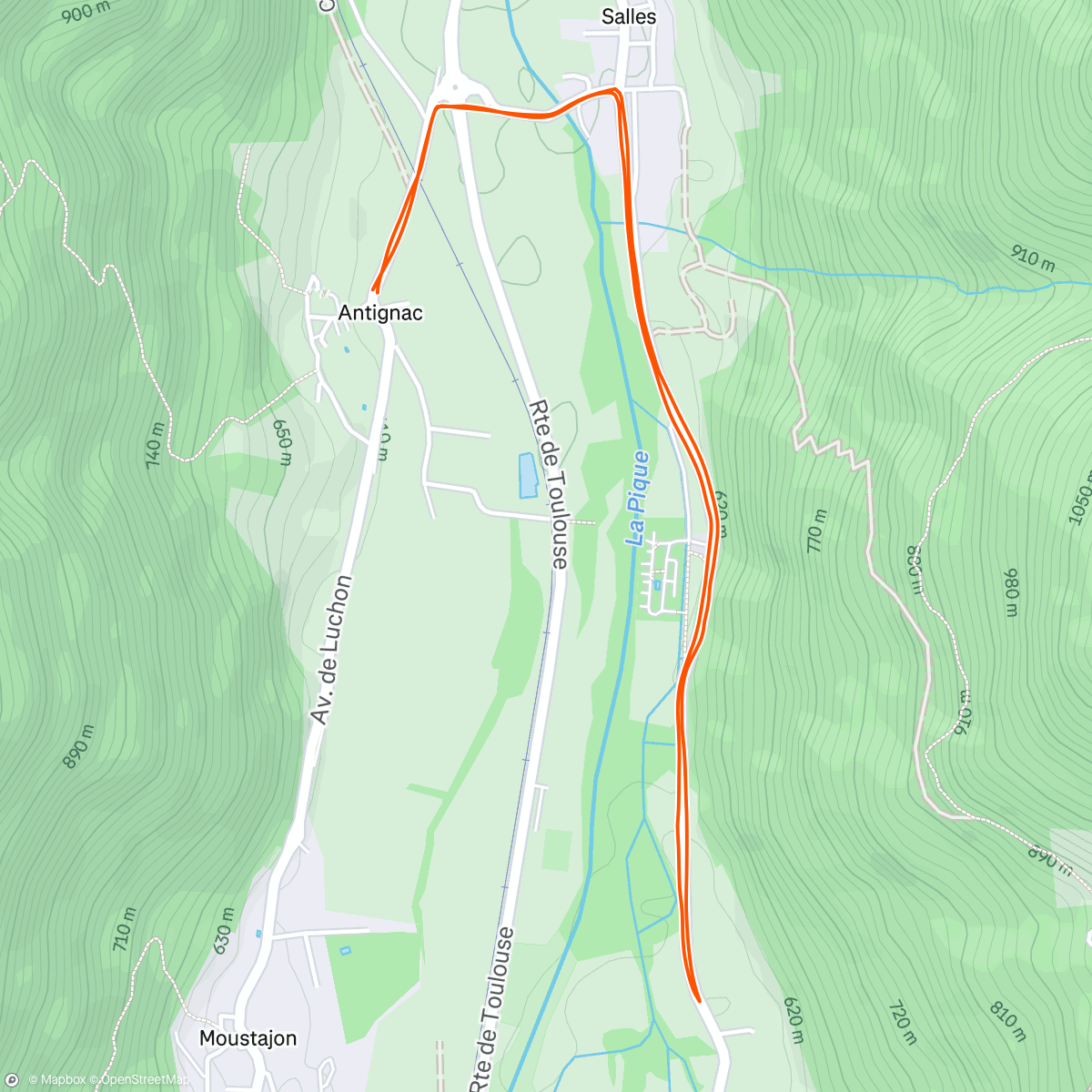 Карта физической активности (Reprise course à pied)