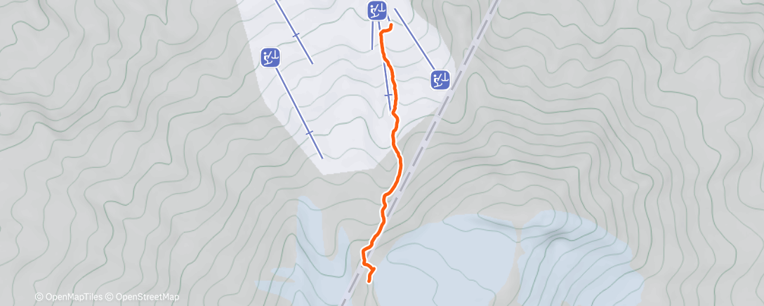 Map of the activity, Morning Hike