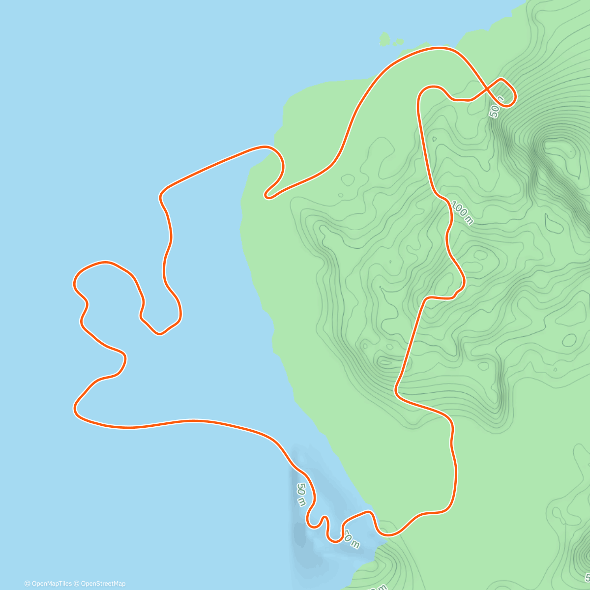Map of the activity, Zwift - Chili Pepper in Watopia
