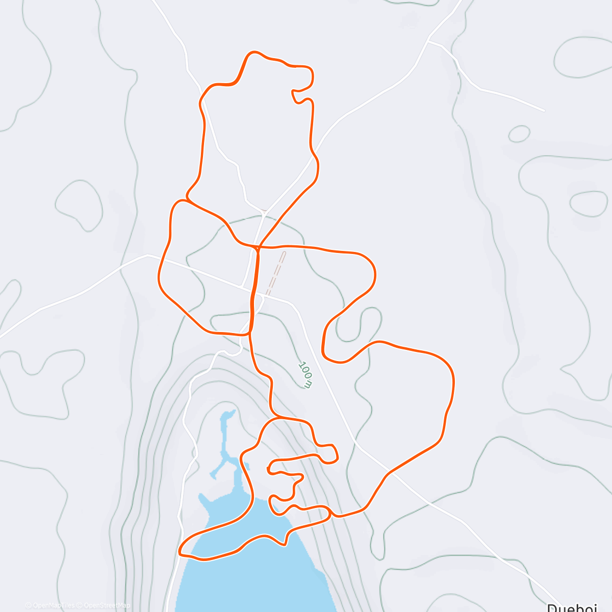 Map of the activity, Zwift - Group Ride: BMTR Faster Masters A/B/C Team Pursuit (B) on Neon Flats in Makuri Islands