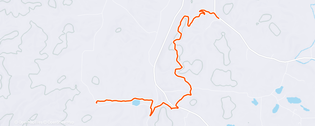 Map of the activity, Pinholti Trail