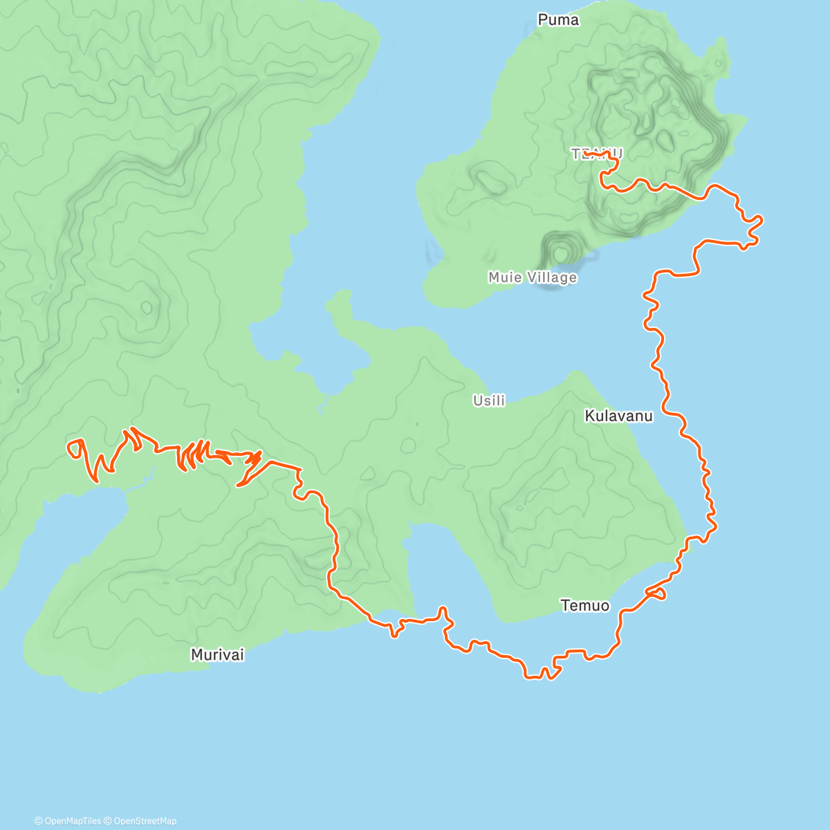Map of the activity, Zwift - Group Ride: Bambino on Accelerate to Elevate in Watopia