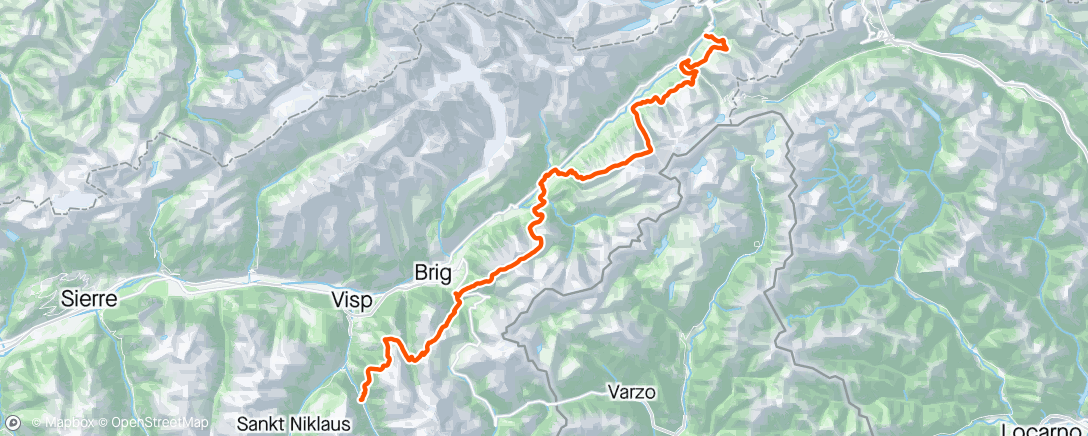 活动地图，Swiss Peaks 360 DNF