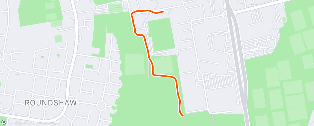 Mapa de la actividad (Morning Run
XVIII)