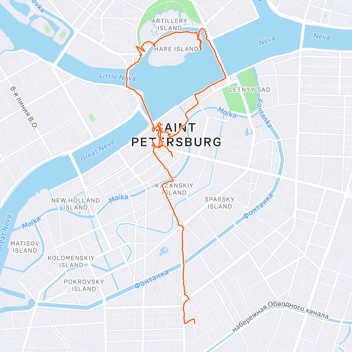 Map of the activity, SPB