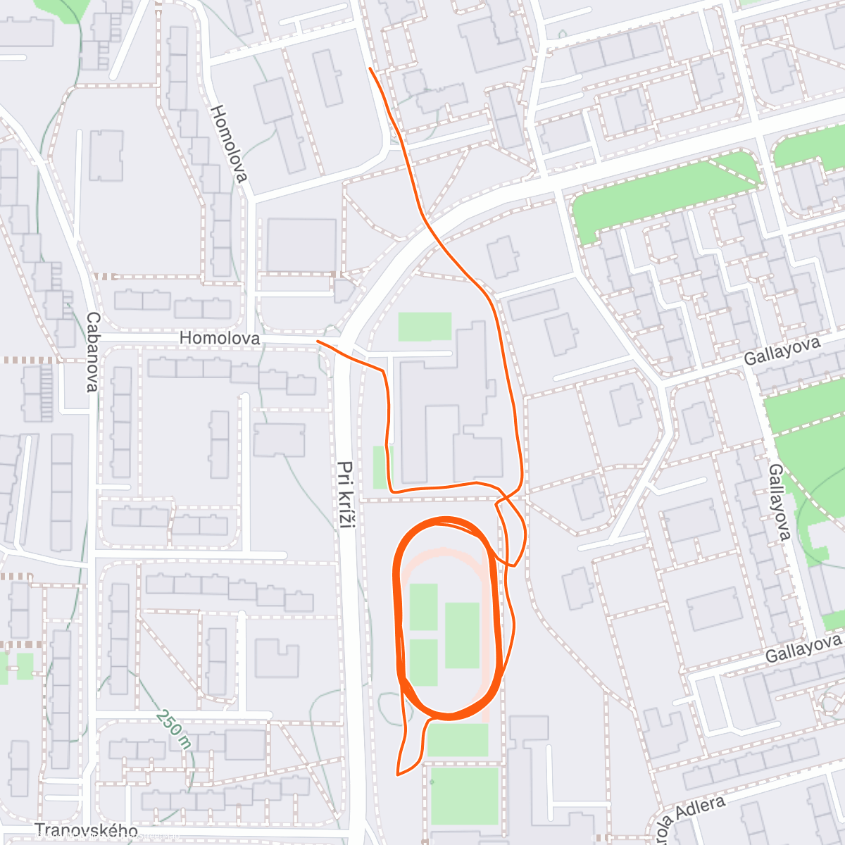 Map of the activity, Toto sa mi opat stalo 🤸🏼