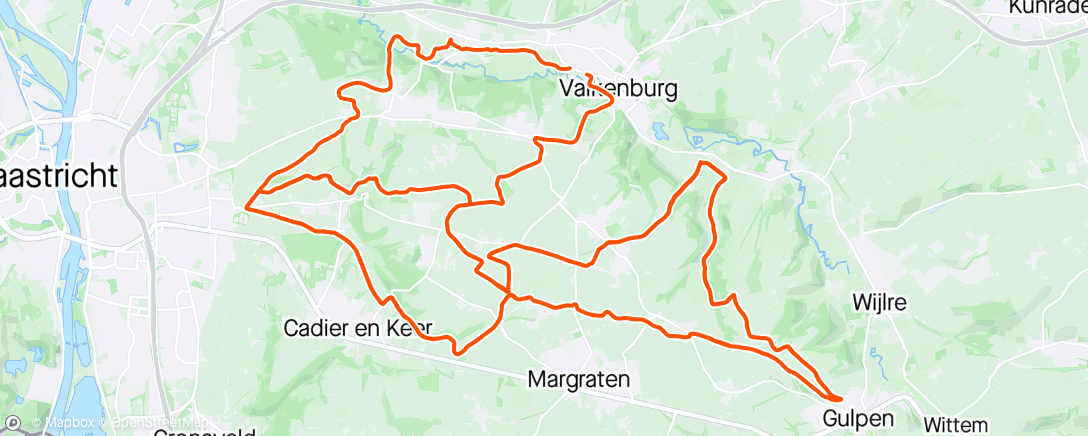Map of the activity, UCI Gravelfondo Limburg
