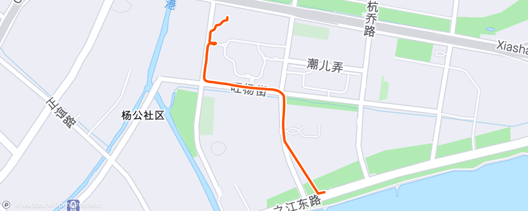 Карта физической активности (晚間騎乘)