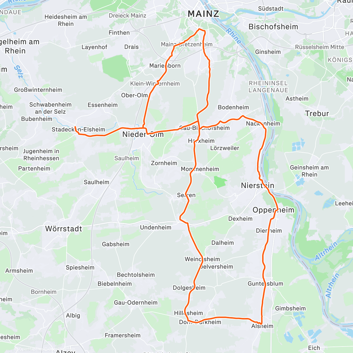 Map of the activity, Festive 3/8 - bestes Wetter ☀️