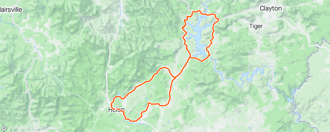 Map of the activity, MTMN Day 1 - Medium route