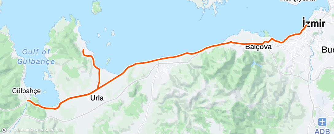 Map of the activity, Morning Mountain Bike Ride