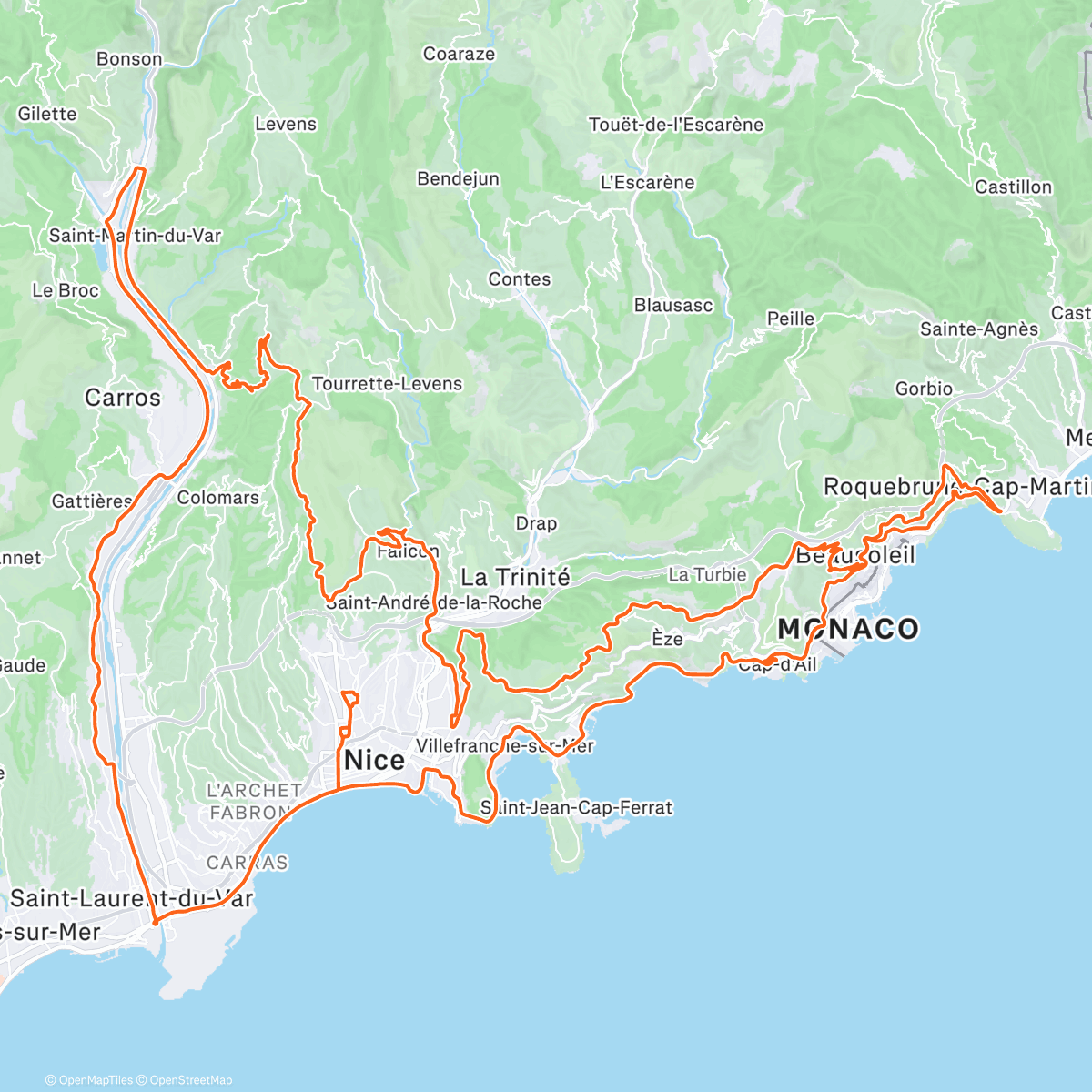 Map of the activity, Training Camp 🇨🇵- Day 2