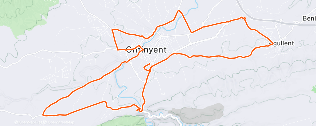 Карта физической активности (Bicicleta por la mañana)