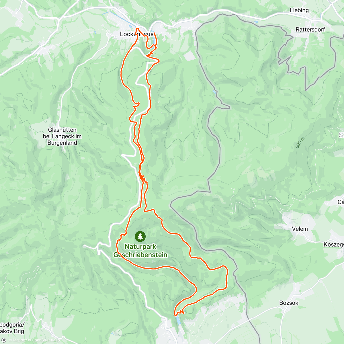 Map of the activity, Írottköves