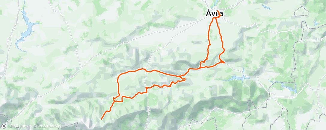 Map of the activity, Bicicleta por la mañana