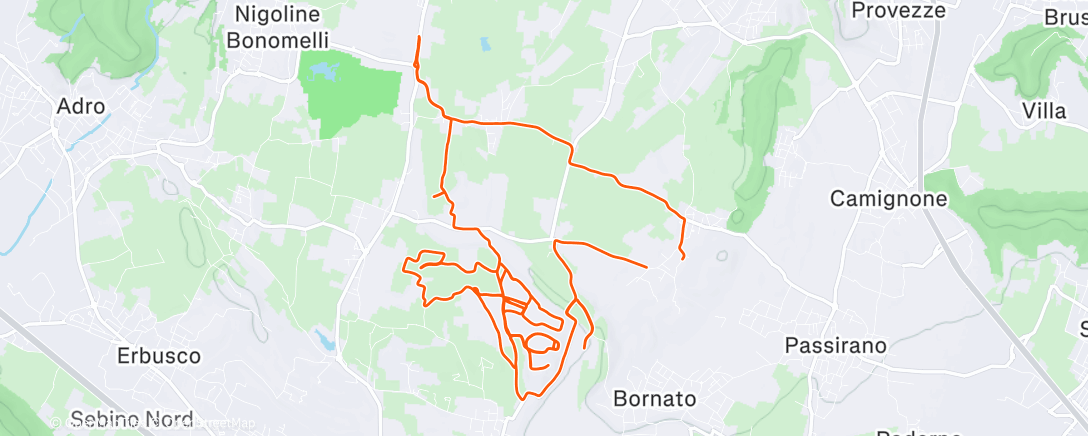 Map of the activity, Cx training pre shooting 😝