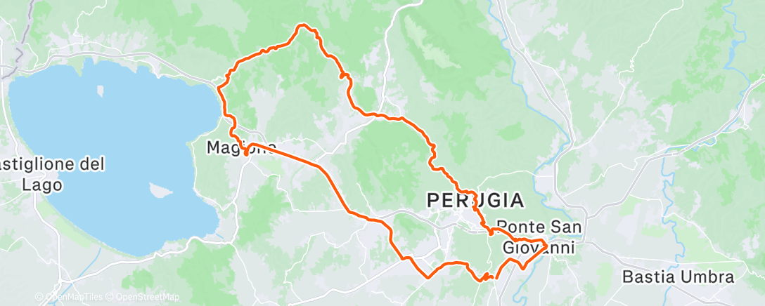 Map of the activity, Morning Ride