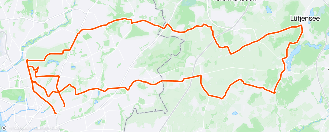 Map of the activity, straede crew ride