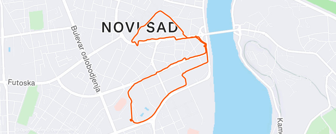 Карта физической активности (Evening Walk)