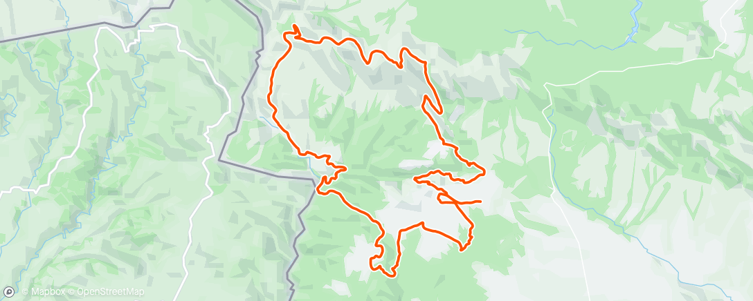 Carte de l'activité Bicicleta de montaña a la hora del almuerzo
