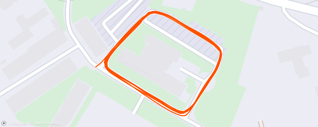 Map of the activity, 2400 m évaluation test final